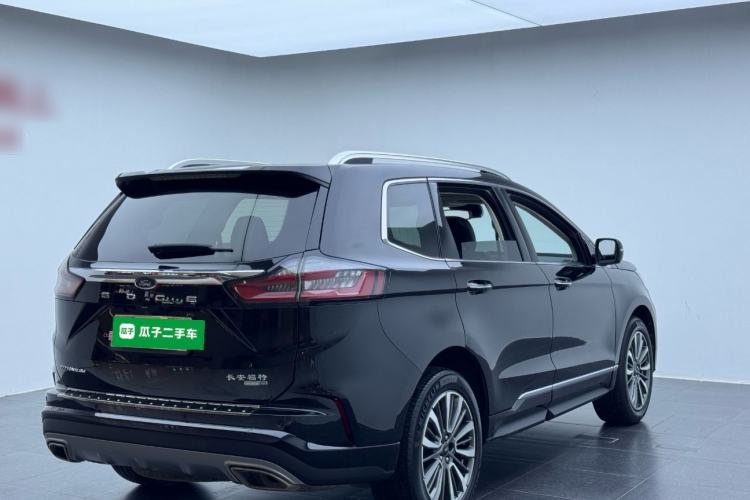 Used Ford Edge 2020 EcoBoost 245 Two-Wheel Drive Titanium 7-Seater Rear Right 45 Deg