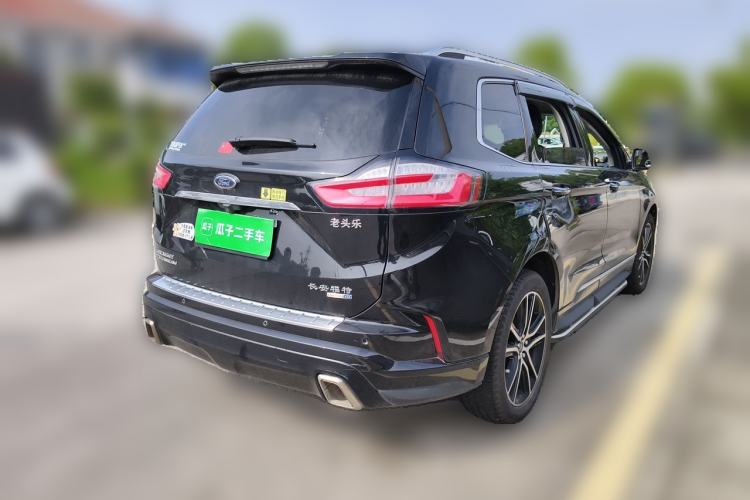 Used Ford Edge 2020 EcoBoost 245 Two-Wheel Drive Titanium 7-Seater Rear Right 45 Deg
