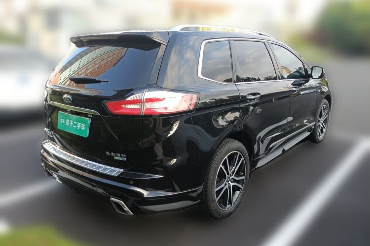 Used Ford Edge 2020 EcoBoost 245 Two-Wheel Drive Titanium 7-Seater Rear Right 45 Deg