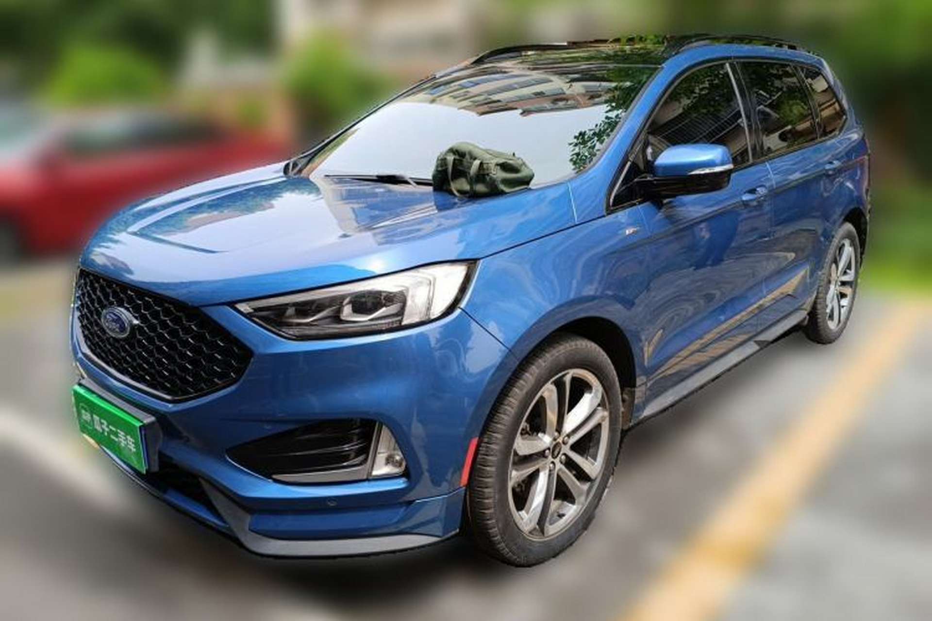 Used Ford Edge 2020 EcoBoost 245 4x4 ST-Line 7-Seater Front Left 45 Deg