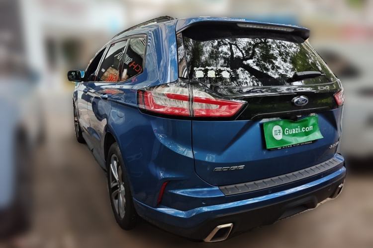 Used Ford Edge 2020 EcoBoost 245 4x4 ST-Line 7-Seater Rear Left 45 Deg
