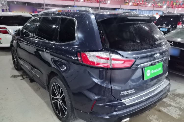 Used Ford Edge 2020 EcoBoost 245 Two-Wheel Drive Titanium 7-Seater Rear Left 45 Deg