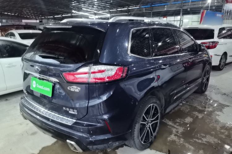 Used Ford Edge 2020 EcoBoost 245 Two-Wheel Drive Titanium 7-Seater Rear Right 45 Deg