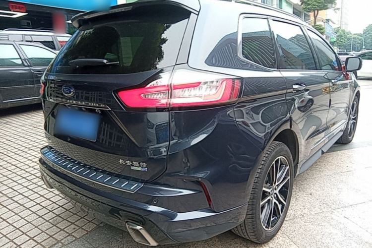 Used Ford Edge 2020 EcoBoost 245 Two-Wheel Drive Titanium 7-Seater Rear Right 45 Deg