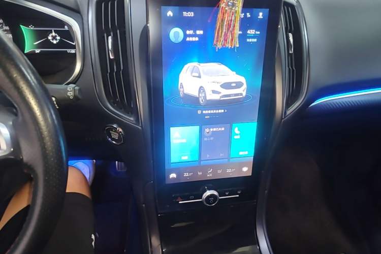 Used Ford Edge 2020 EcoBoost 245 2WD ST-Line 5-seater Audio And AC Panel