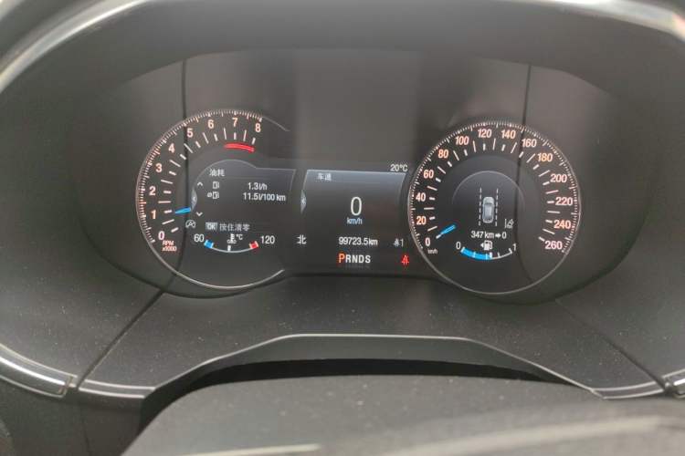 Used Ford Edge 2020 EcoBoost 245 Two-Wheel Drive Titanium 7-Seater Instrument Cluster