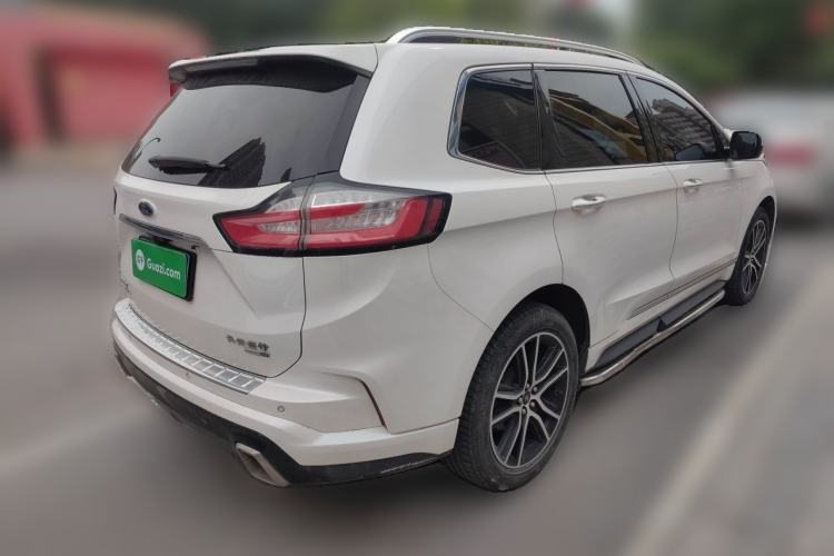 Used Ford Edge 2020 EcoBoost 245 Two-Wheel Drive Titanium 7-Seater Rear Right 45 Deg