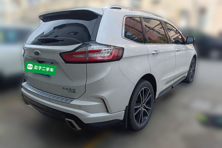 Used Ford Edge 2020 EcoBoost 245 Two-Wheel Drive Titanium 7-Seater Rear Right 45 Deg
