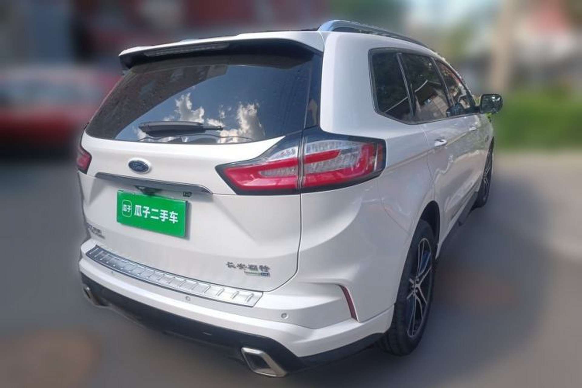 Used Ford Edge 2020 EcoBoost 245 Two-Wheel Drive Titanium 7-Seater Rear Right 45 Deg
