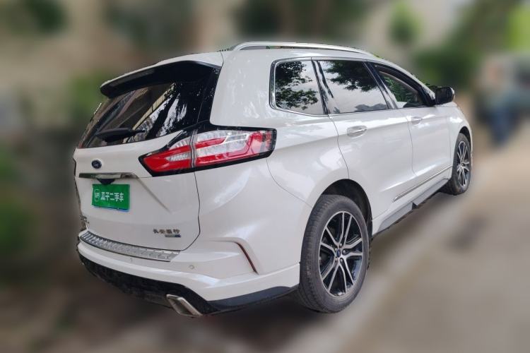 Used Ford Edge 2020 EcoBoost 245 Two-Wheel Drive Titanium 7-Seater Rear Right 45 Deg