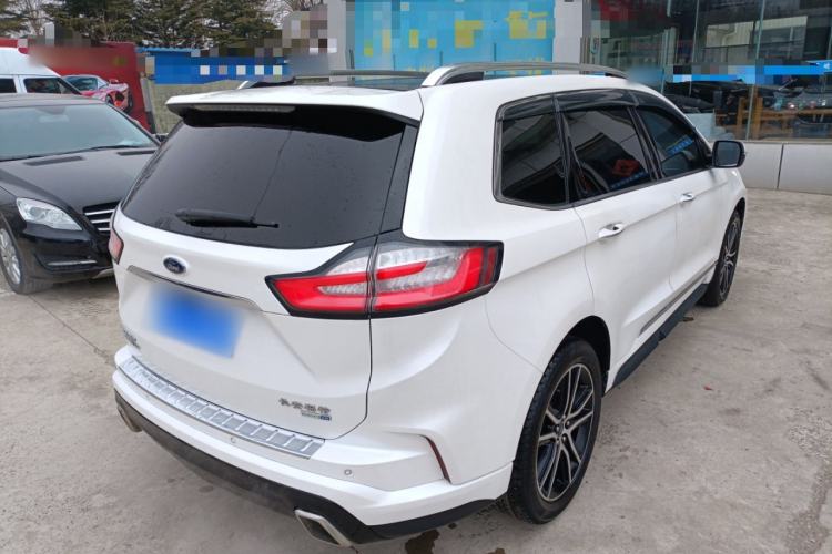 Used Ford Edge 2020 EcoBoost 245 Two-Wheel Drive Titanium 7-Seater Rear Right 45 Deg
