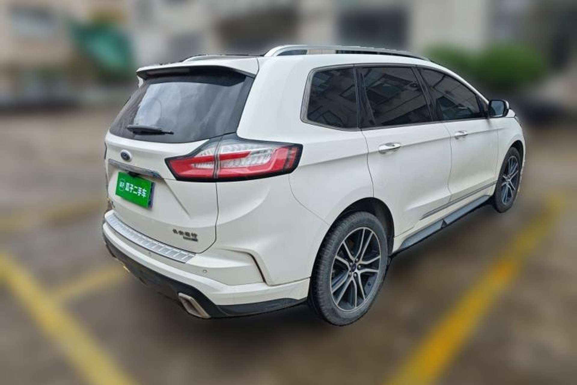 Used Ford Edge 2020 EcoBoost 245 Two-Wheel Drive Titanium 7-Seater Rear Right 45 Deg