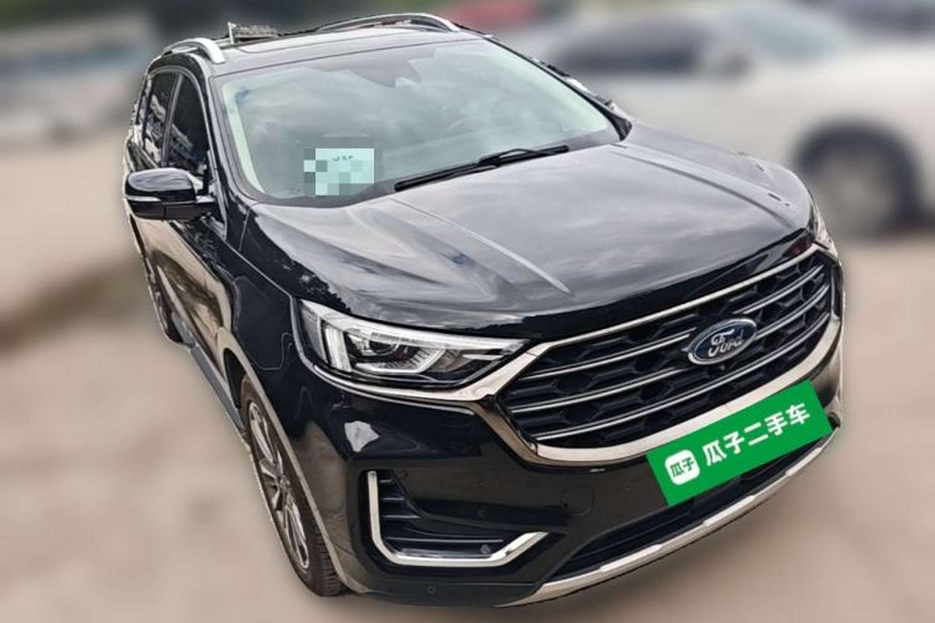 Used Ford Edge 2021 PLUS EcoBoost 245 Two-Wheel-Drive Titanium 7-Seater Front Right 45 Deg