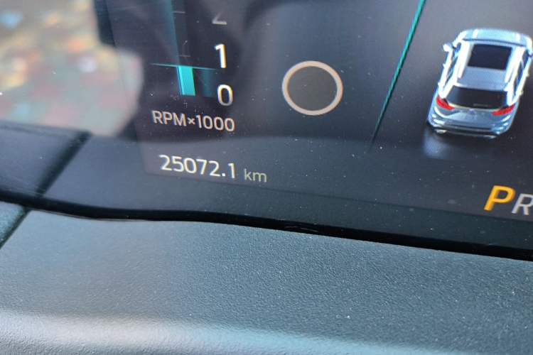 Used Ford Edge 2021 PLUS EcoBoost 245 Two-Wheel-Drive Titanium 7-Seater Odometer Close Up