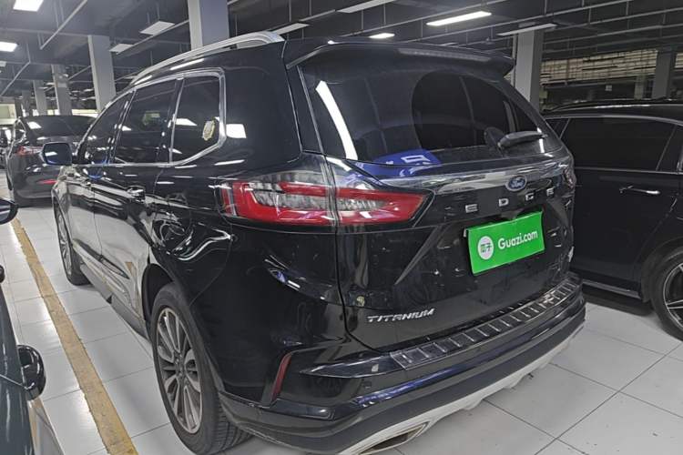 Used Ford Edge 2021 PLUS EcoBoost 245 Two-Wheel-Drive Titanium 7-Seater Rear Left 45 Deg