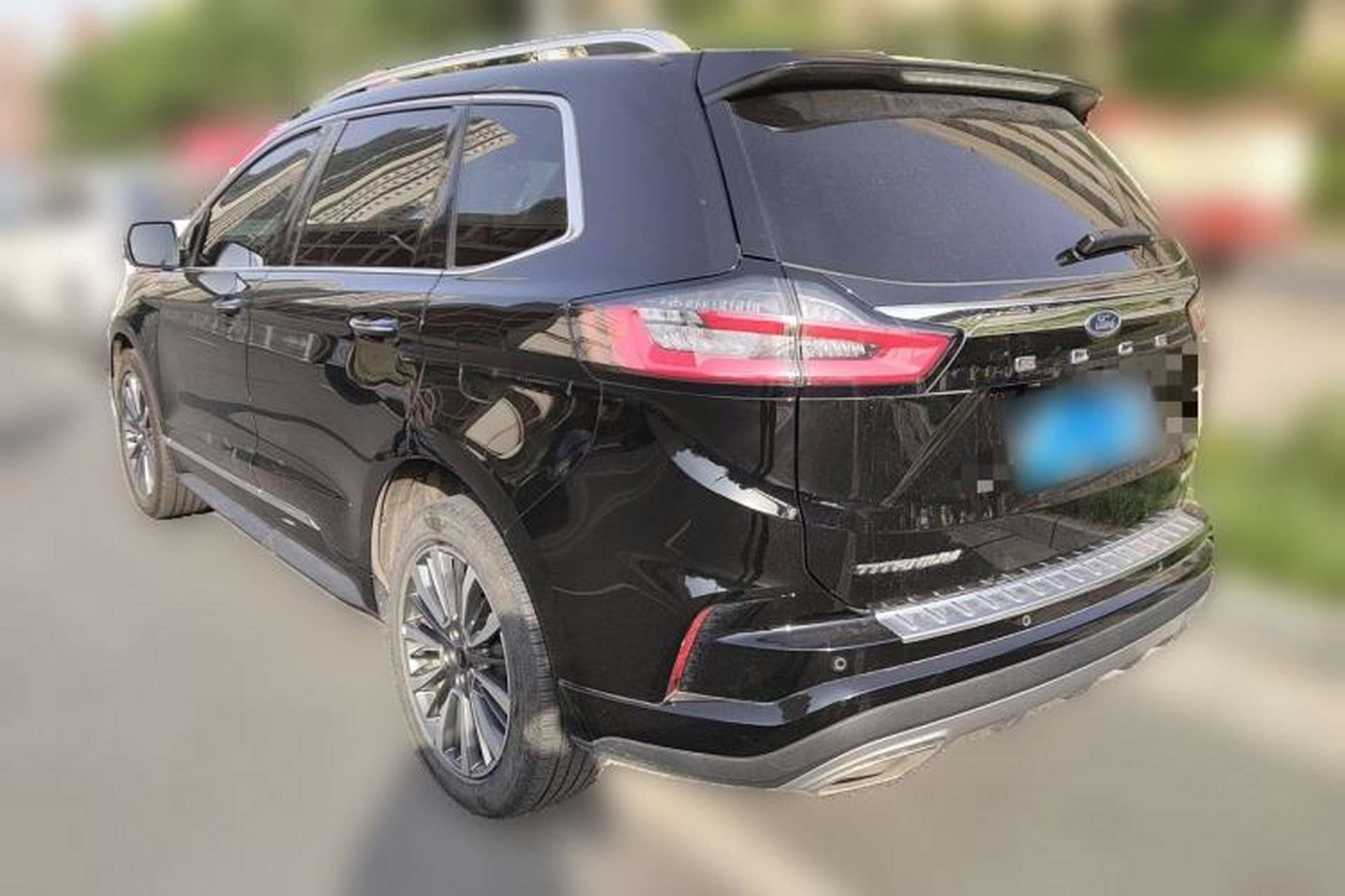 Used Ford Edge 2021 PLUS EcoBoost 245 Two-Wheel-Drive Titanium 7-Seater Rear Left 45 Deg
