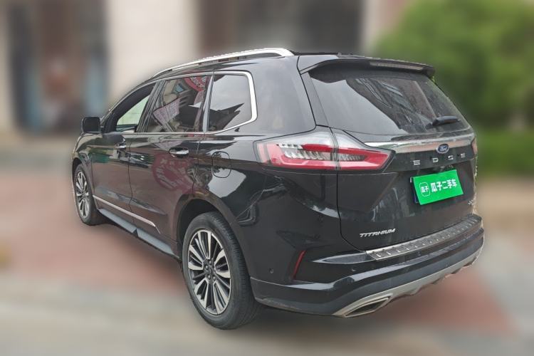 Used Ford Edge 2021 PLUS EcoBoost 245 Four-Wheel Drive Titanium Edition 7-Seater Rear Left 45 Deg