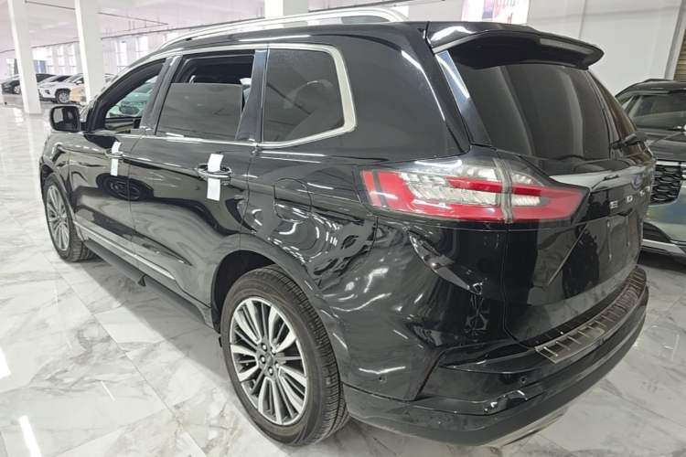 Used Ford Edge 2021 PLUS EcoBoost 245 Four-Wheel Drive Titanium Edition 7-Seater Rear Left 45 Deg