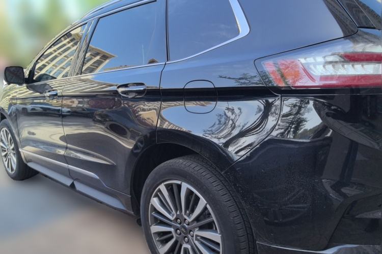 Used Ford Edge 2021 PLUS EcoBoost 245 Two-Wheel-Drive Titanium 7-Seater Rear Left 45 Deg