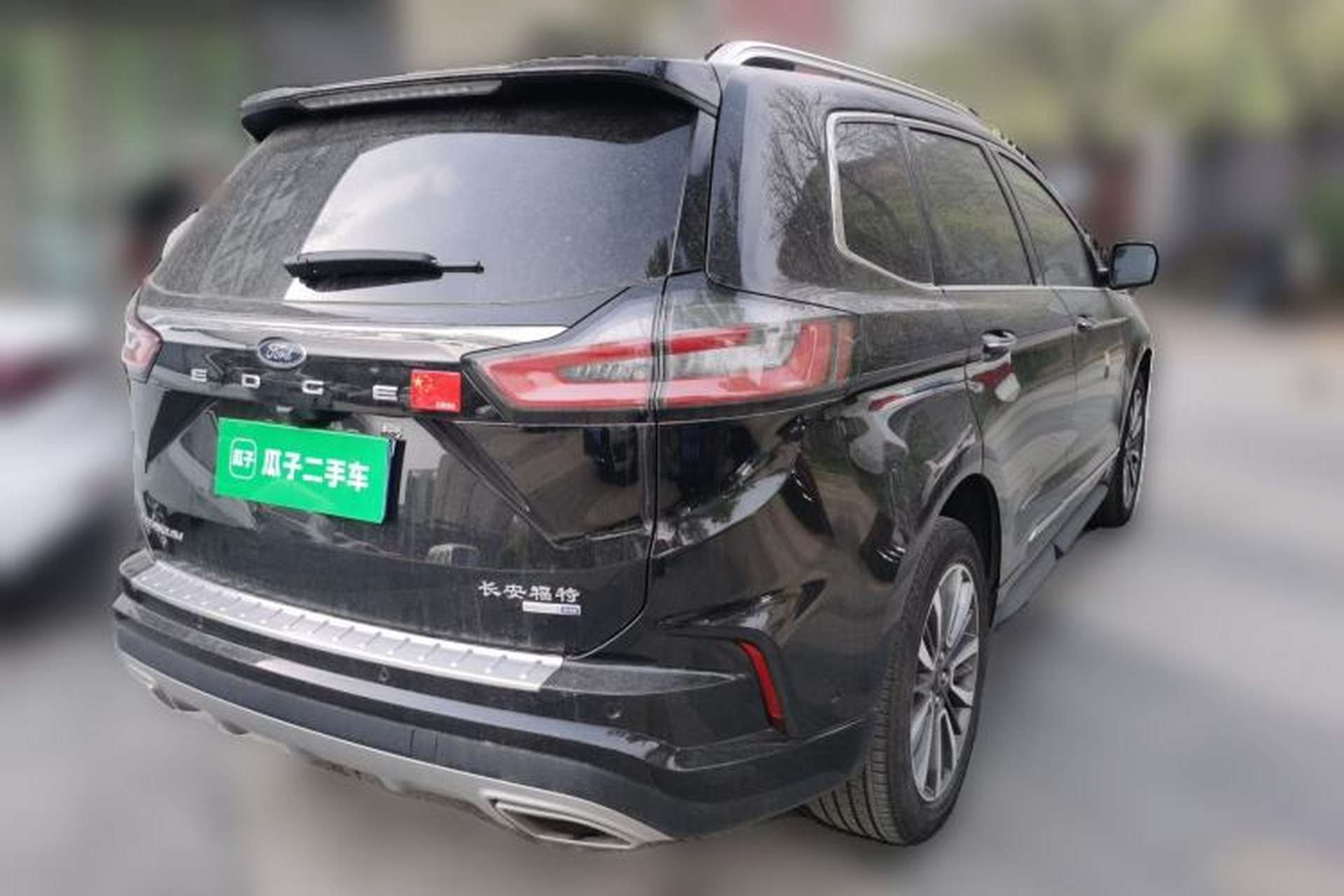 Used Ford Edge 2021 PLUS EcoBoost 245 Four-Wheel Drive Titanium Edition 7-Seater Rear Right 45 Deg