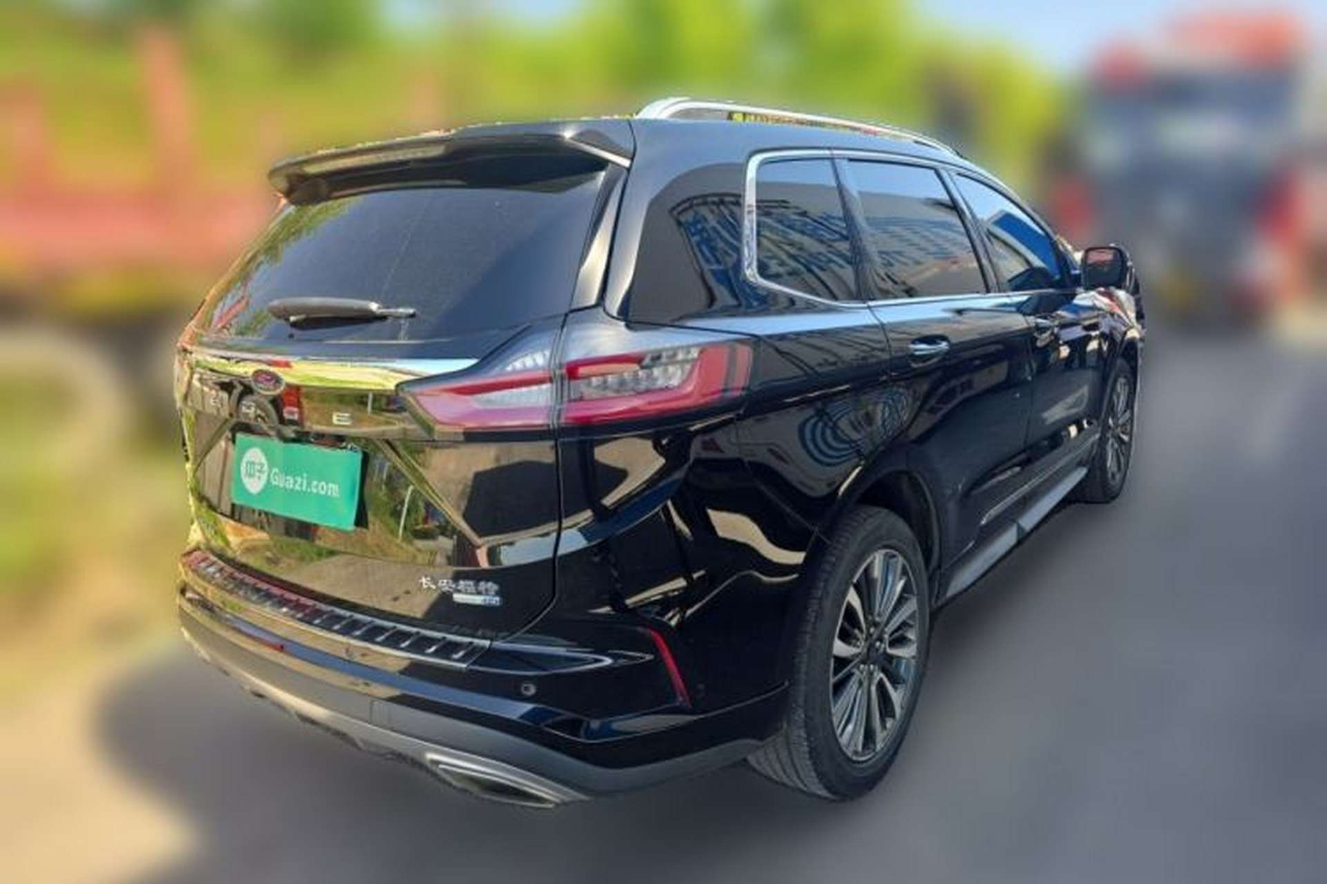 Used Ford Edge 2021 PLUS EcoBoost 245 Two-Wheel-Drive Titanium 7-Seater Rear Right 45 Deg