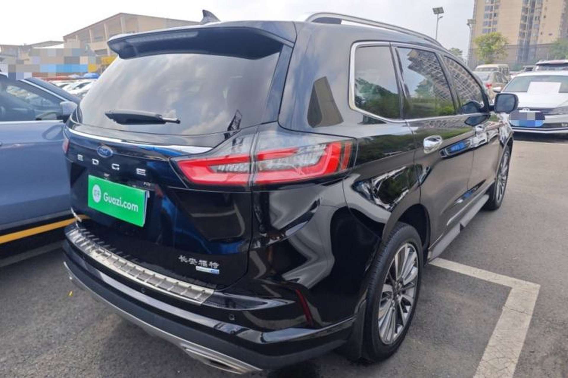 Used Ford Edge 2021 PLUS EcoBoost 245 Two-Wheel-Drive Titanium 7-Seater Rear Right 45 Deg