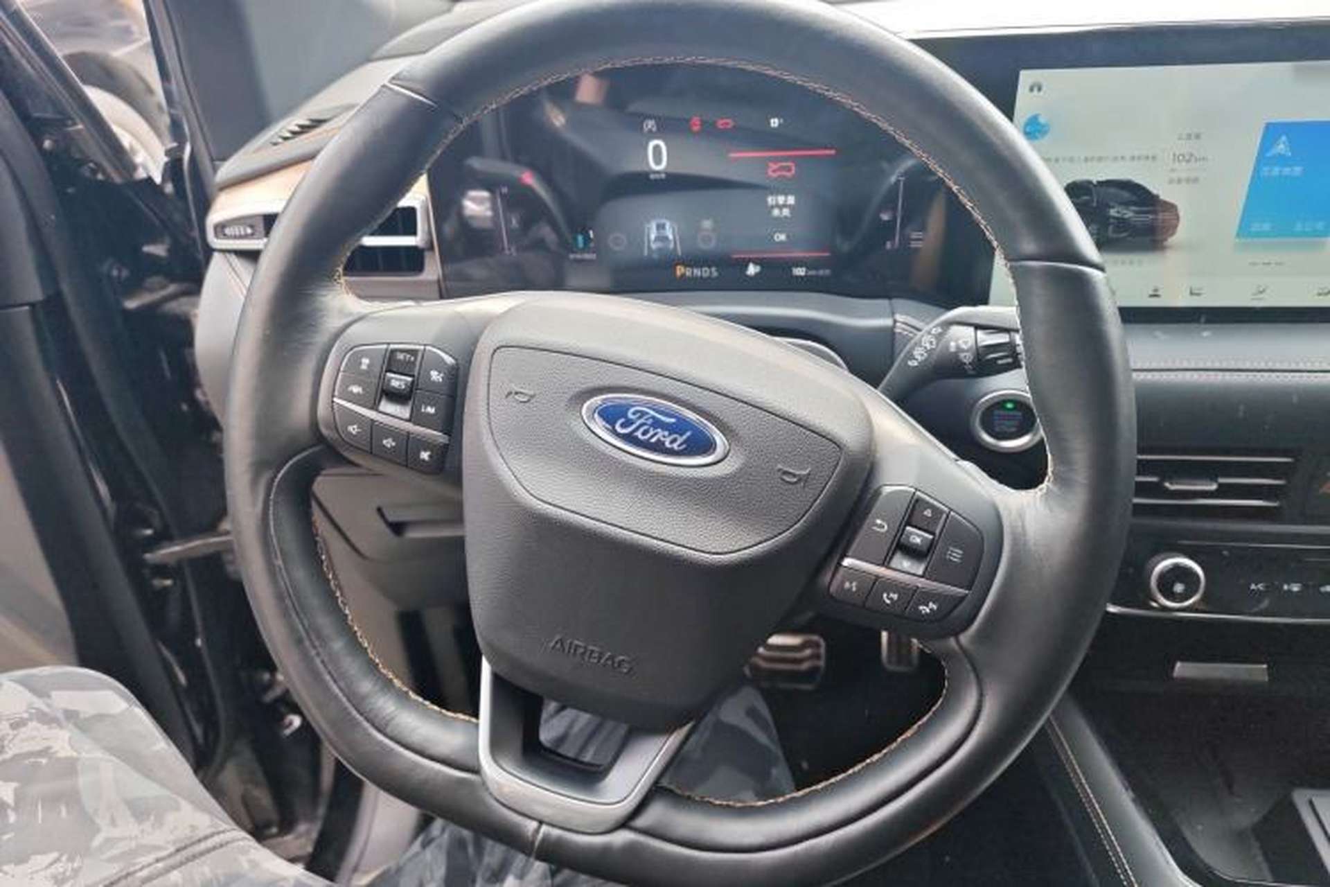 Used Ford Edge 2021 PLUS EcoBoost 245 Four-Wheel Drive Titanium Edition 7-Seater Steering Wheel
