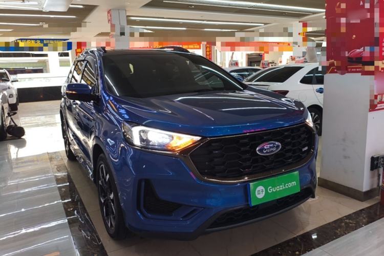 Used Ford Edge 2021 PLUS EcoBoost 245 4x4 ST-Line 7-Seater Front Right 45 Deg