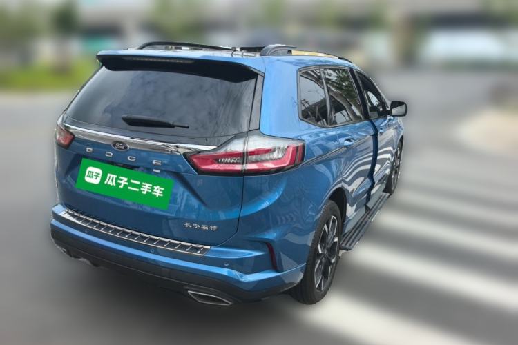 Used Ford Edge 2021 PLUS EcoBoost 245 4x4 ST-Line 7-Seater Rear Right 45 Deg
