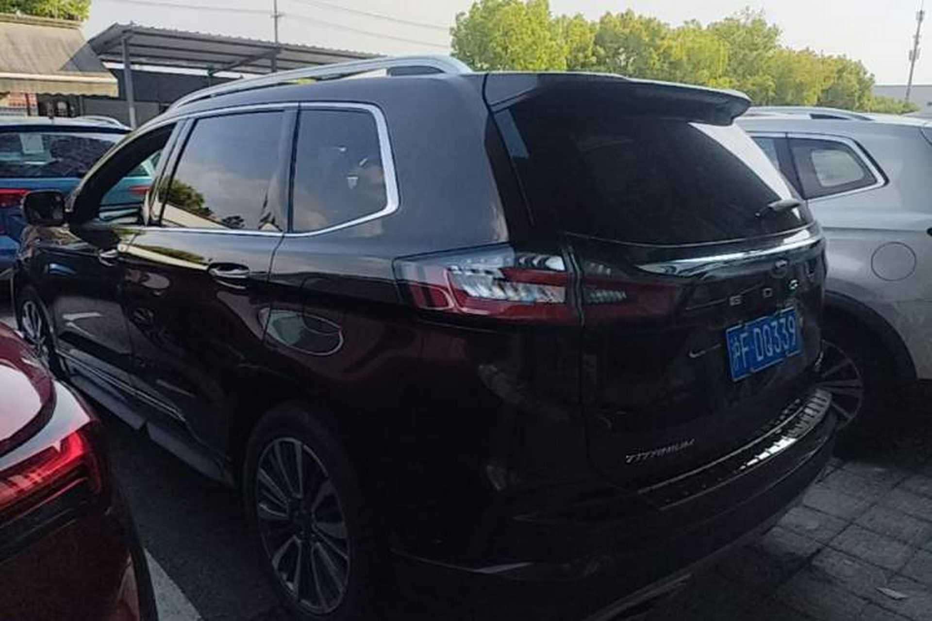 Used Ford Edge 2021 PLUS EcoBoost 245 Four-Wheel Drive Titanium Edition 7-Seater Rear Left 45 Deg