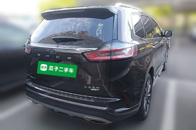 Used Ford Edge 2021 PLUS EcoBoost 245 Four-Wheel Drive Titanium Edition 7-Seater Rear Right 45 Deg