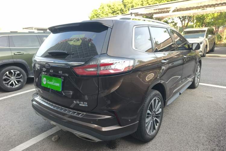 Used Ford Edge 2021 PLUS EcoBoost 245 Four-Wheel Drive Titanium Edition 7-Seater Rear Right 45 Deg