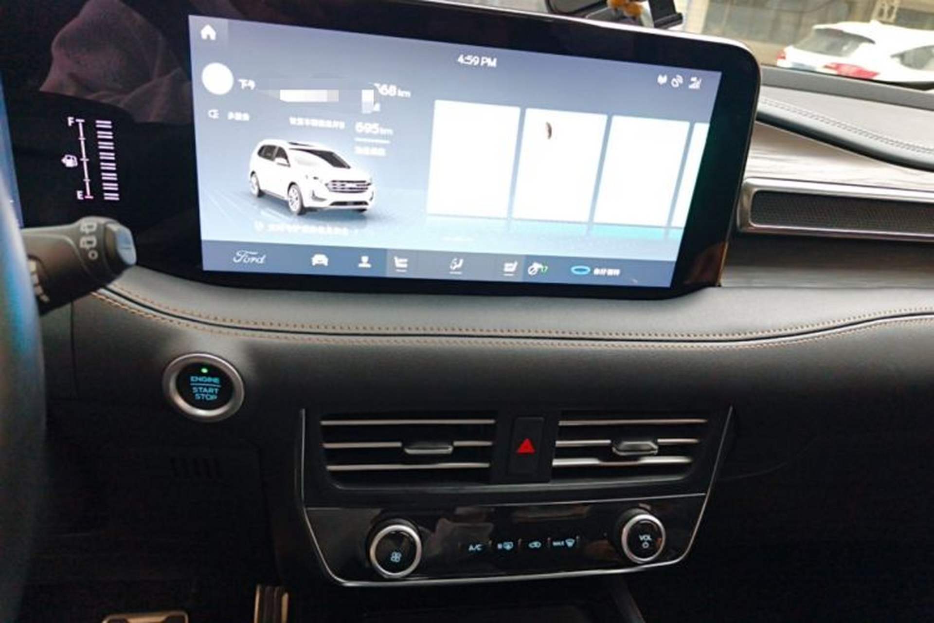 Used Ford Edge 2021 Facelifted PLUS EcoBoost 245 Two-Wheel Drive XLT 7-Seater Audio And AC Panel