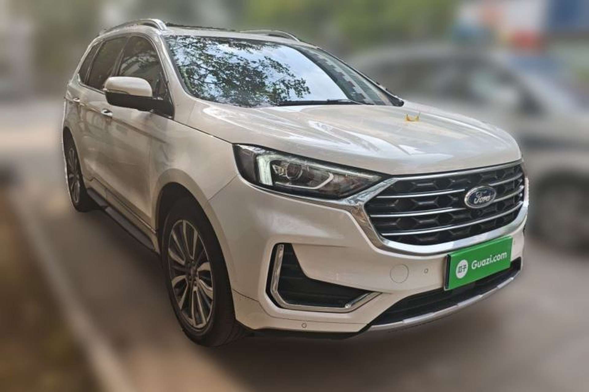Used Ford Edge 2021 PLUS EcoBoost 245 Two-Wheel-Drive Titanium 7-Seater Front Right 45 Deg
