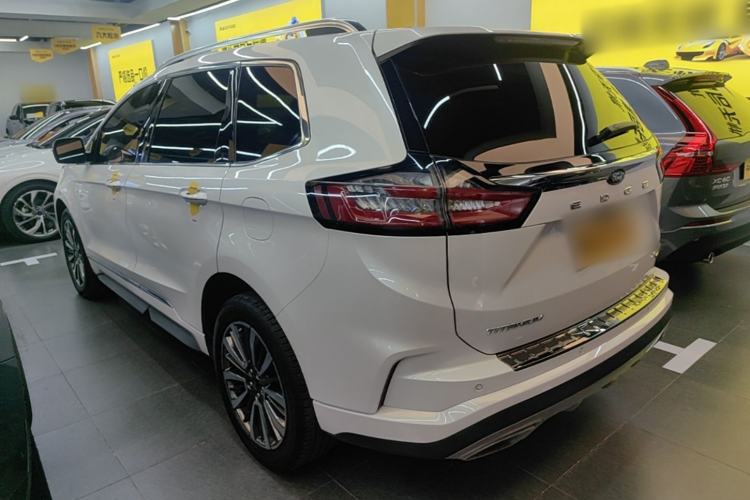 Used Ford Edge 2021 PLUS EcoBoost 245 Two-Wheel-Drive Titanium 7-Seater Rear Left 45 Deg