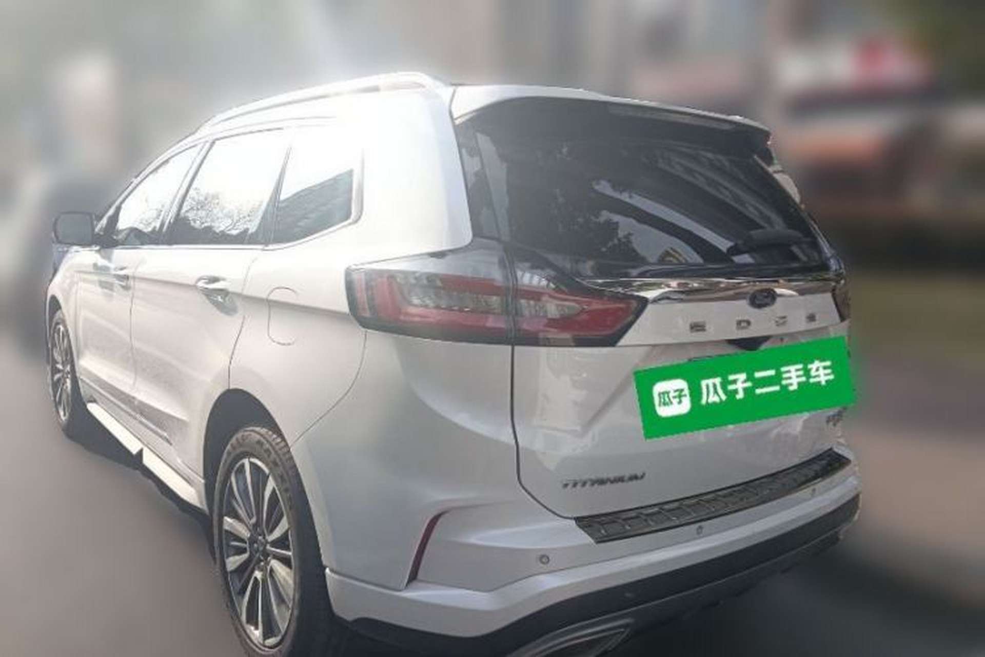 Used Ford Edge 2021 PLUS EcoBoost 245 Two-Wheel-Drive Titanium 7-Seater Rear Left 45 Deg