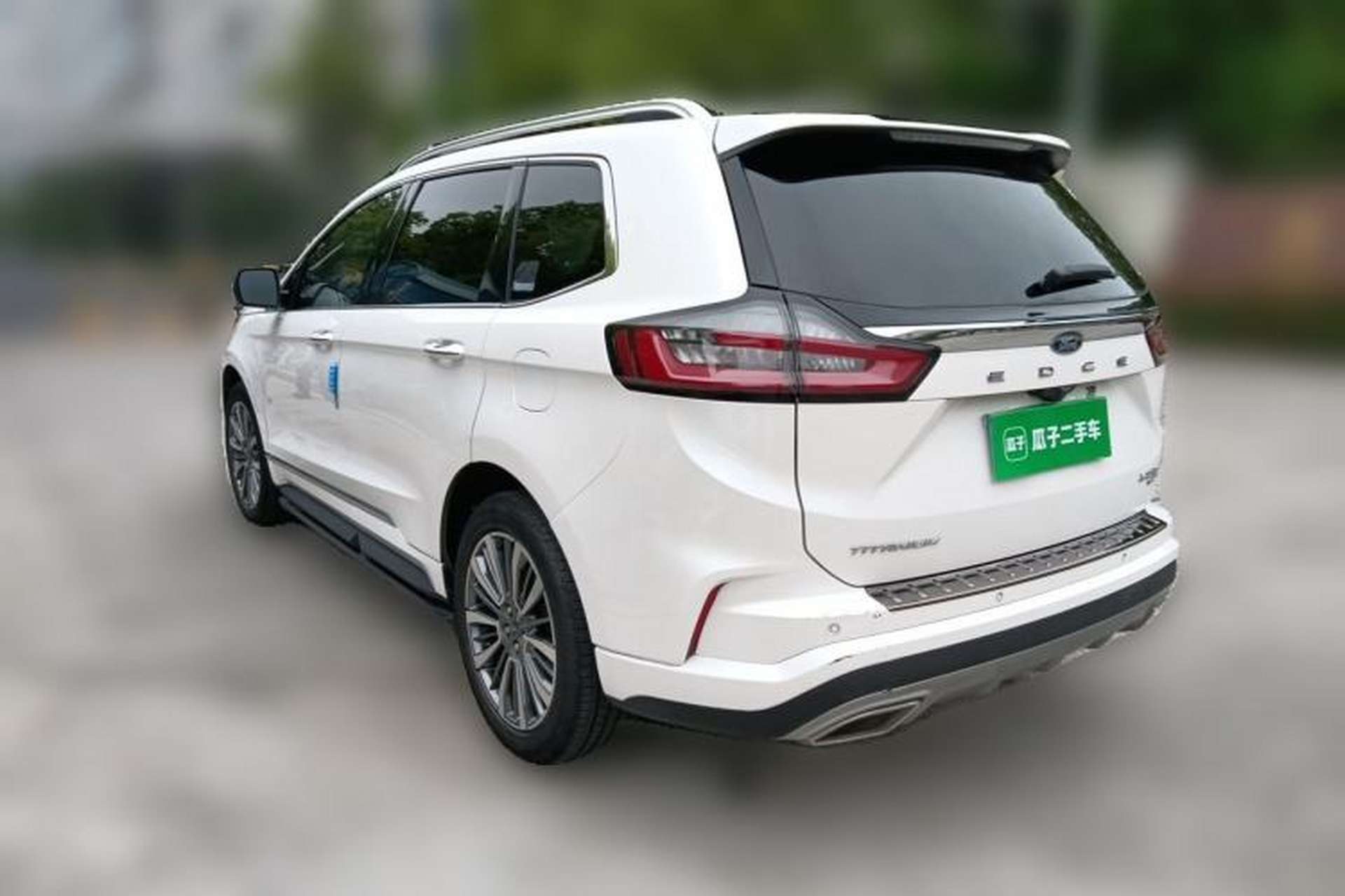 Used Ford Edge 2021 PLUS EcoBoost 245 Two-Wheel-Drive Titanium 7-Seater Rear Left 45 Deg