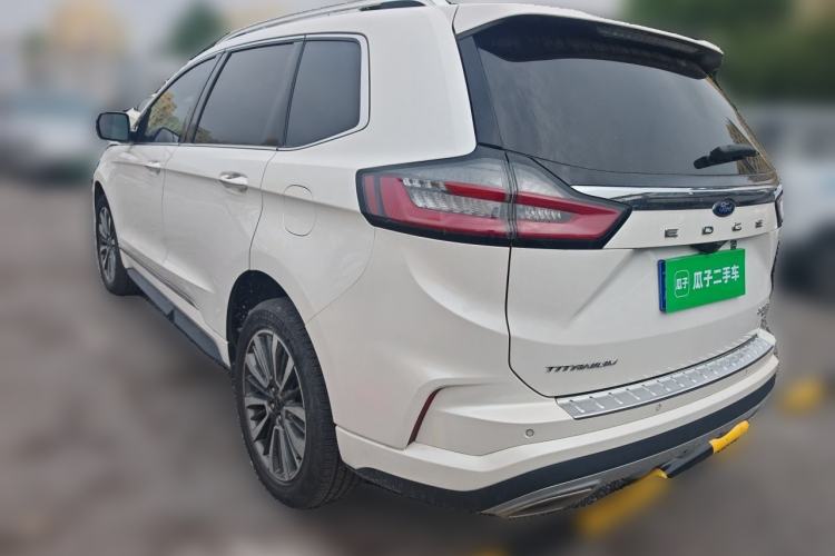 Used Ford Edge 2021 PLUS EcoBoost 245 Two-Wheel-Drive Titanium 7-Seater Rear Left 45 Deg