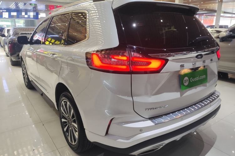 Used Ford Edge 2021 Facelifted PLUS EcoBoost 245 Two-Wheel Drive XLT 7-Seater Rear Left 45 Deg
