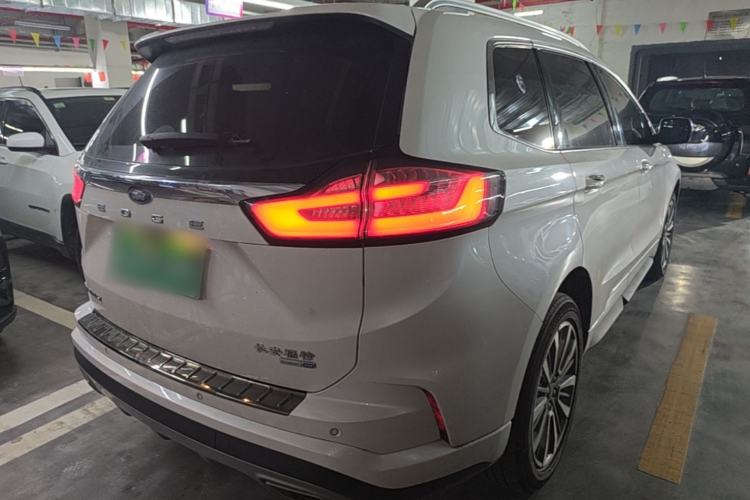 Used Ford Edge 2021 PLUS EcoBoost 245 Two-Wheel-Drive Titanium 7-Seater Rear Right 45 Deg