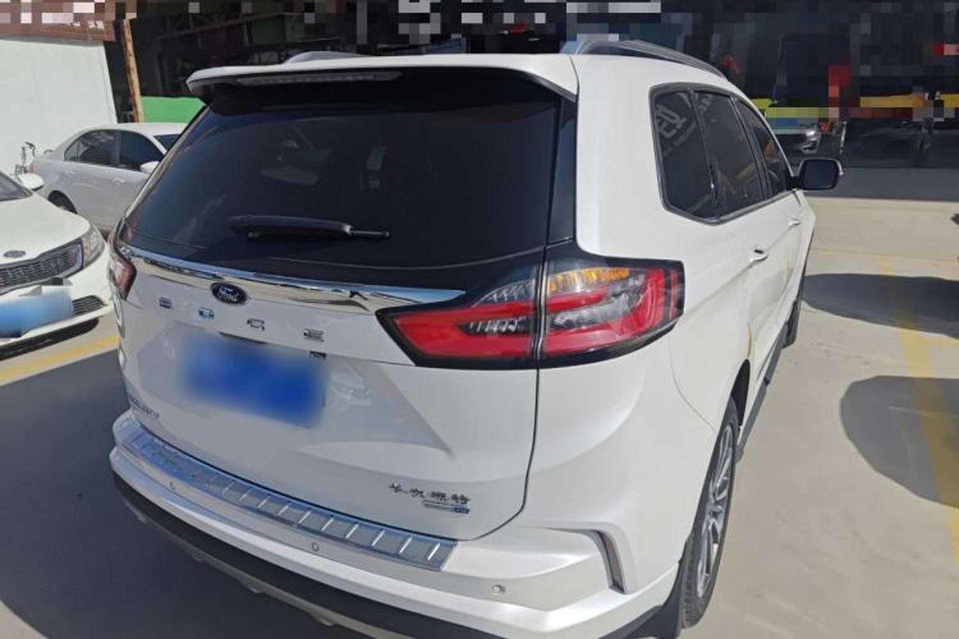 Used Ford Edge 2021 Facelifted PLUS EcoBoost 245 Two-Wheel Drive XLT 7-Seater Rear Right 45 Deg