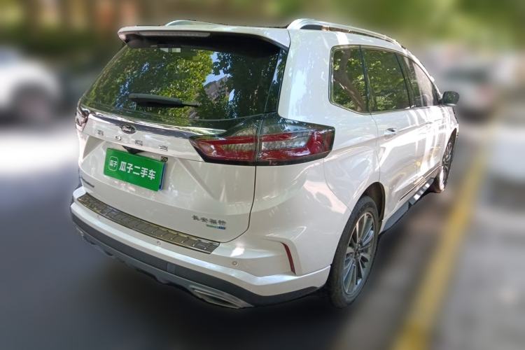 Used Ford Edge 2021 PLUS EcoBoost 245 Two-Wheel-Drive Titanium 7-Seater Rear Right 45 Deg
