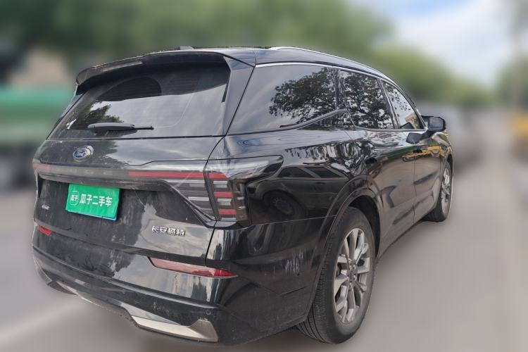 Used Ford Edge 2023 Edge L 2.0T EcoBoost E-Hybrid Four-Wheel Drive Seven-Seat Supreme Model Rear Right 45 Deg