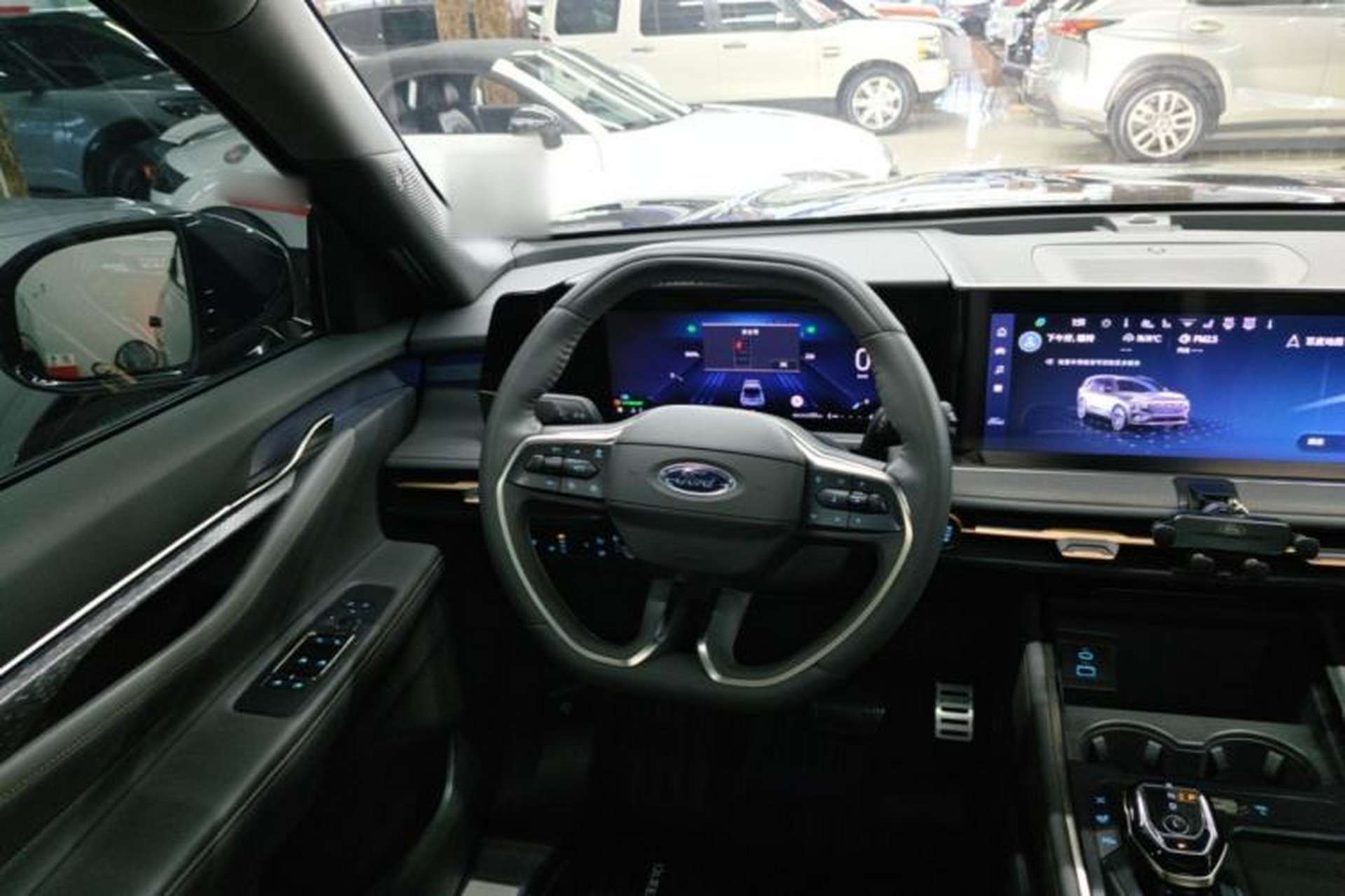 Used Ford Edge 2023 Edge L 2.0T EcoBoost E-Hybrid Four-Wheel Drive Seven-Seat Supreme Model Steering Wheel