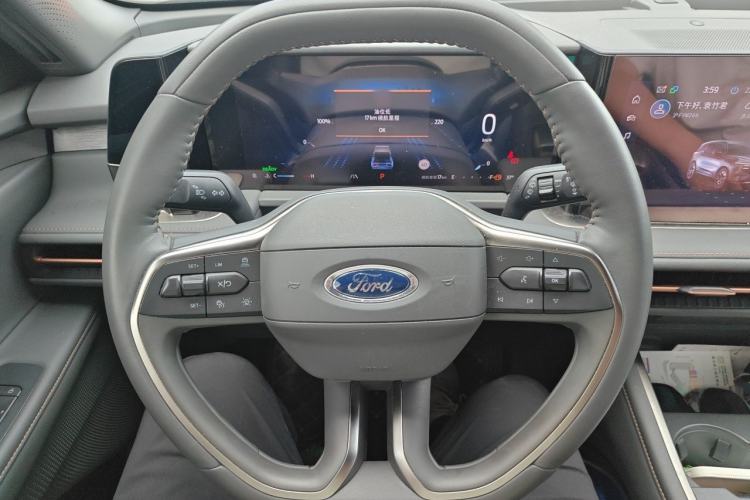 Used Ford Edge 2023 Edge L 2.0T EcoBoost E-Hybrid Four-Wheel Drive Seven-Seat Supreme Model Steering Wheel