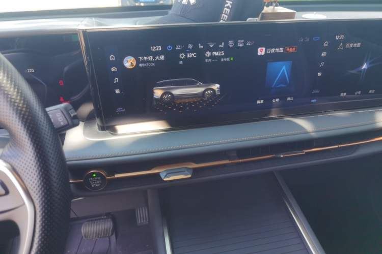 Used Ford Edge 2023 Edge L 2.0T EcoBoost E-Hybrid Four-Wheel Drive Seven-Seat Supreme Model Audio And AC Panel