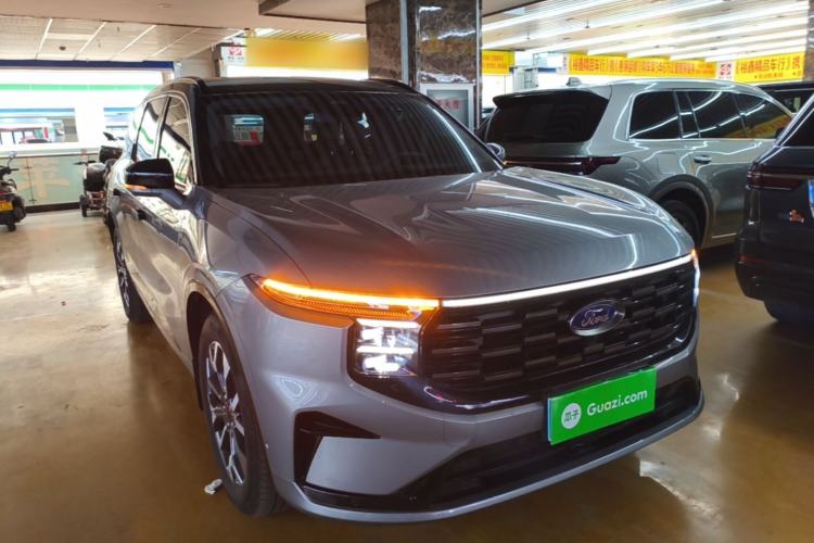 Used Ford Edge 2023 Edge L 2.0T EcoBoost E-Hybrid Four-Wheel Drive Seven-Seat Supreme Model Front Right 45 Deg