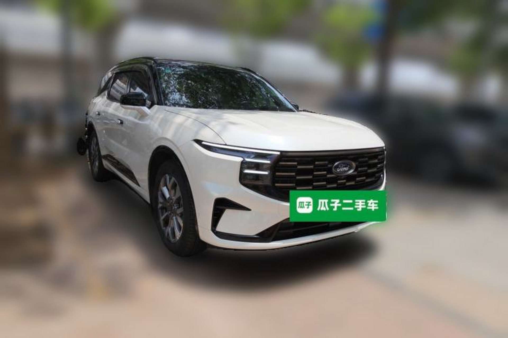 Used Ford Edge 2023 Edge L 2.0T EcoBoost E-Hybrid Four-Wheel Drive Seven-Seat Supreme Model Front Right 45 Deg