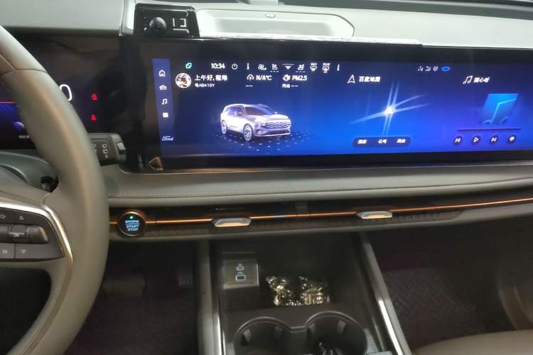 Used Ford Edge 2023 Edge L 2.0T EcoBoost E-Hybrid Four-Wheel Drive Seven-Seat Supreme Model Audio And AC Panel