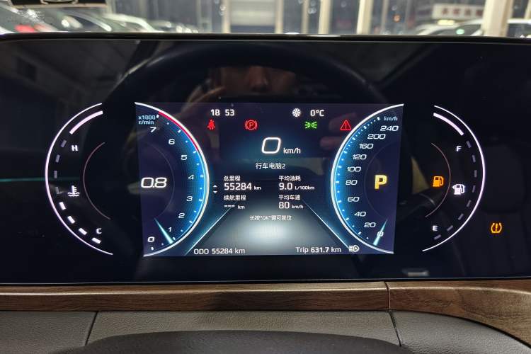 Used Ford Equator 2021 EcoBoost 225 Premier 6-Seater Odometer Close Up